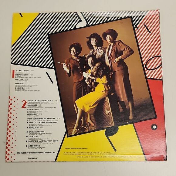 The Pointer Sisters Retrospect 1981 Vinyl Record - Picture 2 of 7